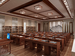 學校的數字化書法教室和普通的教室一樣嗎？